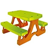 Kinder Picknicktisch Sitzgarnitur Kindersitzgruppe Tisch und Bank für Spielhaus