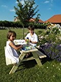 Kindersitzbank Limobank Gartensitzgruppe Holzbank mit Tisch