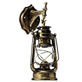 KING DO WAY Retro Rustikalen Laterne Lampe Wand Antiken Wandleuchter vintage lichtanlage outdoor e27 Bronze