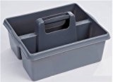 Kitchen Tidy Organiser Cleaning Caddy Tote Tray Large Strong Cleaners Carry Tray Basket