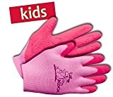 KIXX Kinderhandschuh Nylon/Latex Rosa, Gr.4