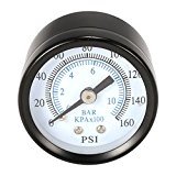 KKmoon 0 40 mm 0 ~ 200 psi ~ 14bar Manometer Druckmessgerät Pool Filter Wasserdruck Messer, Dial Hydraulische Meter 1/8 ...