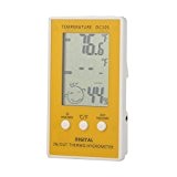 KKmoon LCD Digital Thermometer Hygrometer Temperatur und Feuchtigkeitsmessgerät mit Wired Externen Sensor