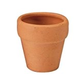 Kleiner Terracotta - Blumentopf / Tontopf mit Loch (3,0 cm / terracotta)