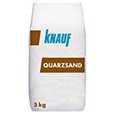 Knauf Quarzsand 5 kg 01 mm - 0,5 mm - als Spielsand oder Poolfilteranlagen & Aquarien einsetzbar - sehr fein