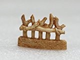 Knochenform Zaun aus Harz DIY Gartendeko Puppenhaus-Ausschmückung Miniatur Mini-Welt als Geschenk