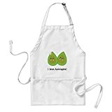 KoienOU Fun Apron Series - I love Avocados! - Adult Apron by Clay:Roberts