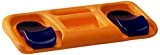 Kronen Hansa Kniekissen Ergo-Form, orange, Gel, 17,5 x 33,5 cm groß, 35 mm stark, mit ergonomischer Formgebung und praktischen Tragegriff, ...