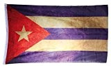 KUBA Fahne Vintage Retro Flagge Cuba Libre 90 x 150 cm Shabby Style