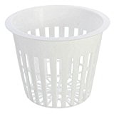 Kungfull Mall 10pcs Weiße Kunststoff Greifen Netz Pot Baskets Gartenanlage Wachsen Cup