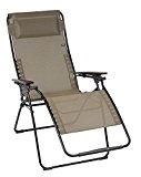 Lafuma LFM3095-6896 Relax-Liegestuhl, klappbar und verstellbar, Futura XL, Bronze