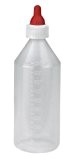 Lämmerflasche 1000ml Kunststoff mit Sauger