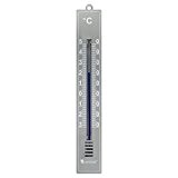Lantelme 6088 Analogthermometer in Kunststoffgehäuse Farbe grau - Thermometer für Innen oder Außen mit Temperaturanzeige -30 bis +50 Grad Celsius
