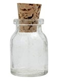 LARP Trankflasche aus Glas, klein Magierflasche Portionbottle Manaflasche Mittelalter Ritter Wikinger