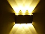 LED Außen-Wandleuchte Gera Wandlampe up end down 6LED 350lm 3000K Hausbeleuchtung Leuchte