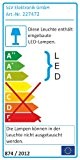 LED Einbauleuchte Trail-Lite LED, Blende Edelstahl mit facettiertem Diffusor, LED warmweiß EEK: A++