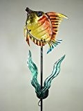 LED Solarleuchte Gartenleuchte Deko Figur Fisch Garten-Dekoration Blumentopf-Leuchte