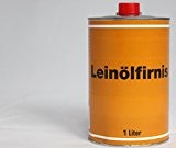 Leinölfirnis Flachsöl doppelt gekocht 1 Liter