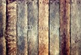 Leinwand-Bild 60 x 40 cm: "Wooden Fence", Bild auf Leinwand