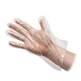 Leisial 500 * Kunststoff Handschuhe Einweg Catering, DIY, Reinigung Haar Dye PE Handschuhe