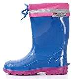LEMIGO KIM Kinder Gummistiefel Regenstiefel Stiefel Regen Schuhe Farbe:Blau/Pink Größe:23
