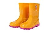 Lemigo OLI Kinder Regenstiefel Gummistiefel Stiefel Regen Schuhe, Farbe:Orange;Größe:27