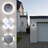 Licht-Trend Festa / LED Aussen-Wandleuchte / 673 Lumen / Stahl galvanisiert