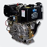 LIFAN 186 Dieselmotor 7,2kW 10 PS 25 mm mit Lichtmaschine und E-Start 418 ccm