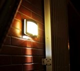 LingsFire® Wand Außenleuchte mit Bewegungsmelder Außenlampe Sensor Bewegungssensor Infrarot Hoflampe Gartenlampe Gartenleuchte , Wandstrahler, LED Wandleuchten ,kabelloses Nachtlicht, Sicherheitslicht
