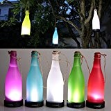Lixada 5PCS Solarbetrieben Kork Weinflasche LED Hängende Lampe für Outdoor Party Garten Innenhof Terrasse Spazierweg Dekoration