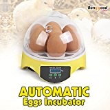 LM EU Automatische Eier Inkubator Mini Inkubation Equipment Farm 7 Eier Haushalt Teaching Experimente