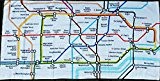 London Underground Tube Map bedruckter Baumwolle Badetuch