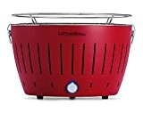LotusGrill Holzkohlengrill Serie 340, Farbe feuerrot, 35 x 35 x 23,4