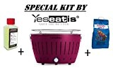 LOTUSGRILL NEW KIT by YESEATIS 2017 - Tabelle Grill + Ignition Kit Charcoal Hochleistungs und Gele - VIOLETT