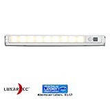 Lunartec Automatische LED-Lichtleiste mit Bewegungssensor, warmweiß