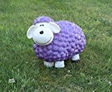 Lustige Tierdeko Schaf bunt versch. Farben auswählbar Garten Deko Tierfigur, Farbe:lila