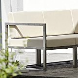 Lux Lounge Eckelement taupe 67 x 67 cm, h 62 cm