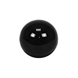 M Keramik Moderne Deko Kugel Tischdeko D 11 cm Größen schwarz glänzend Ball Blackball