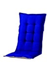 Madison 7PHOS-B250 Stuhlauflage, hoch Panama duo, 123 x 50 cm, Baumwolle / Polyester, blau / grau