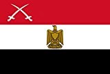 magFlags Flagge: Large Army of Egypt | Army of Egypt and war flag of Egypt | Querformat | 1.35qm | ...