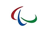 magFlags Flagge: Large Paralympic | Querformat | 1.35qm | 90x150cm » Fahne 100% Made in Germany