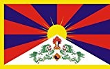 magFlags Flagge: Large Tibet | Querformat | 1.35qm | 90x150cm » Fahne 100% Made in Germany