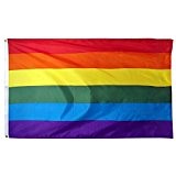 Magic show Rainbow Flag 3x5 FT Homosexuell Pride Lesbian Friedens LGBT Flagge CJ406
