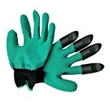 MagiDeal Gartenhandschuhe Arbeitshandschuhe Mit ABS-Kunststoff Klauen Handschuhe Garten