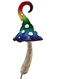 Magische Miniatur Pilz für eine Miniatur Fairy Garden oder Rasen Gnomes. Gnome- Fairy Garden Accessoires (Regenbogen) - Fairy Garden Accessories