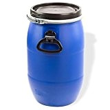 Maischefass 30 Liter in Blau mit Deckel & Griffen als Regentonne oder Futtertonne