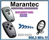 Marantec D302-868 / D304-868 kompatibel handsender, klone fernbedienung, 4-kanal 868.3Mhz fixed code. Top Qualität Kopiergerät!!!