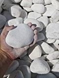 Marmor Weiss Kies Gabionensteine 500kg Big Bag 60-90mm