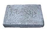 Marmorstein Tafel mit 2 Drachen