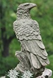 Massiver Adler 50cm Vogel handgefertigt Beton 22kg Skulptur Steinfiguren Garten